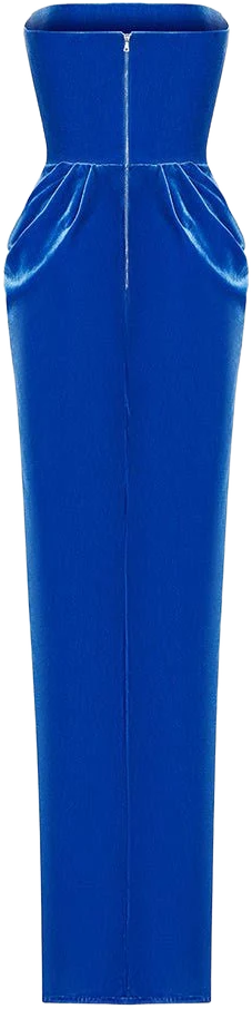 Velvet Cutout Midi Dress