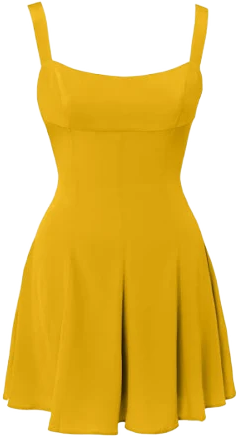 Gold Omahyra Satin Dress