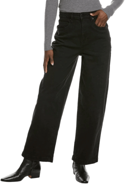 Kenneth Cole Women's High-Rise Barrel Leg Jeans