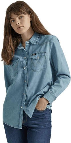 Women's Boyfriend Denim Shirt