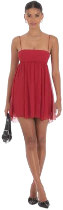Chiffon Babydoll Dress