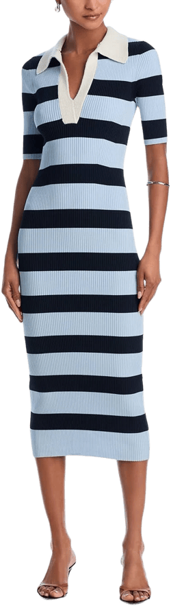 A.L.C. Women's Darcy Stripe Bodycon Midi Dress