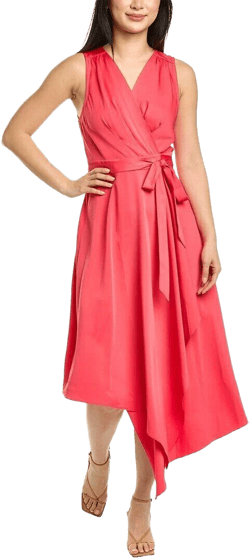 Women's BCBG Asymmetric Wrap Dress