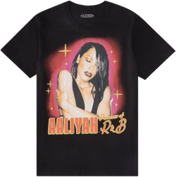 Aeropostale Women's Aaliyah Princess of R&B Oversized Cotton Tee