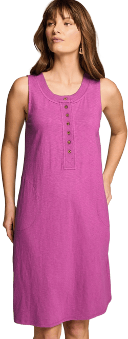 Women's J.Jill Sleeveless Henley Dress
