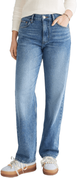 Aeropostale Women's High-Rise Baggy Cotton Jeans