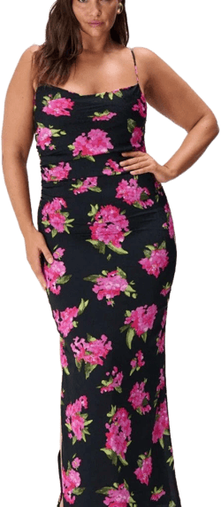 Adoore Floral Midi Dress