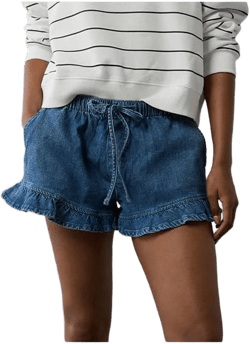 AE Women's Stretch Ruffle Shorts