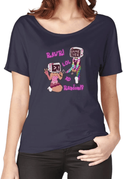 Women's Relaxed Fit T-Shirt with Head Eyes