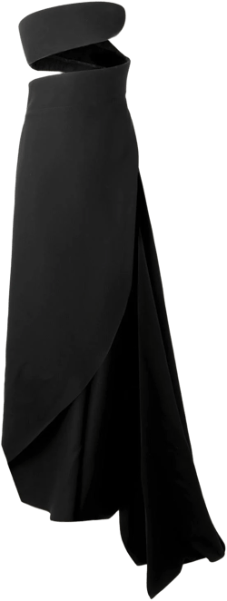 Alaïa Women's Spiral Strapless Bustier Maxi Dress