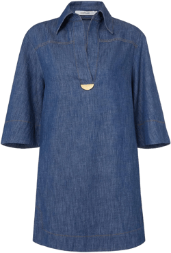 Zimmermann Illuminate Denim Tunic Dress