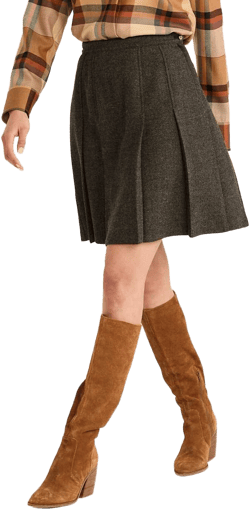 Pendleton Women's Box Pleat Wool Skirt