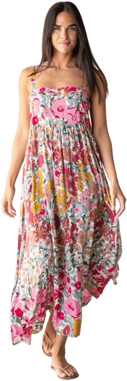 Patti Side Slit Maxi Dress