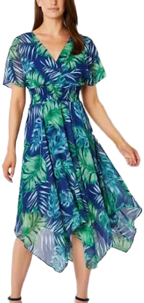 Petite Rabbit Rabbit Rabbit Smocked Fit + Flare Dress