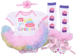 Fashion Baby Clothes Set Newborn Princess Girls Tutu Dress Outfits
