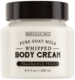 8.0OZ WHIPPED GOAT MILK BODY CREAM - PURE GOAT MILK