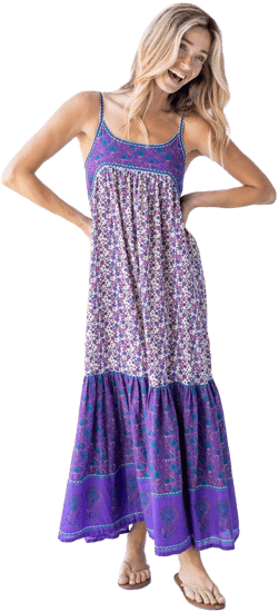 Journey Boho Cotton Maxi Dress