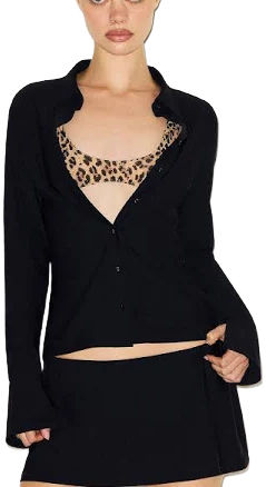Skims Women's Long Sleeve Button Up