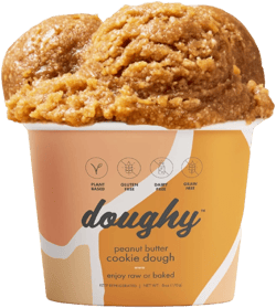 Doughy Gluten Free Peanut Butter Cookie Dough - 6oz