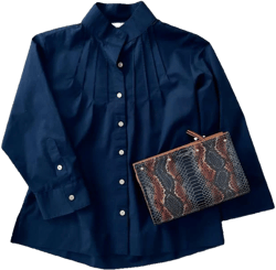 Pleated 3/4 Sleeve Top