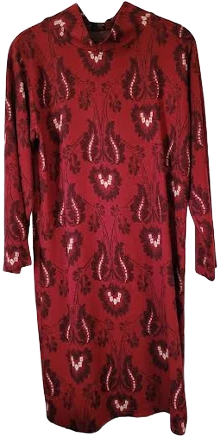 Agnès B. Elegant Floral Print Dress