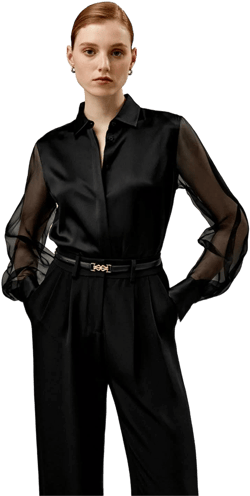 Women Lilysilk Ethereal Silk Shirt