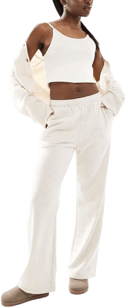 Cotton On Women's Classic Fleece Wide Leg Sweatpants