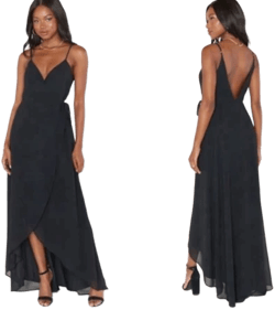 Show Me Your Mumu Formal Bridesmaid Wedding Midi Wrap Hi Low