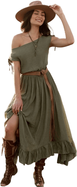 Joyfolie Women's Gia Boho Dress