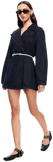 Lioness Fashion Women's Denim Dollhouse Dress