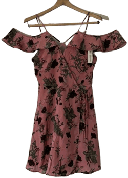 Francesca's Miami Women's Floral Wrap Dress