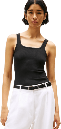 Tommy Hilfiger Women's Striped Ribbed Tank Top