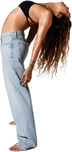 Garage Women's Low Rise Baggy Jeans