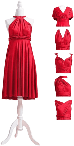 Knee Transformable Cocktail Dress