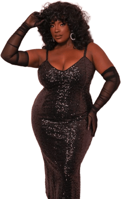 Vixen by Micheline Pitt Sequin Dress