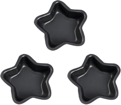 3 Pcs Mini Star Cake Pan Mold Cheese Cake Baking Tin Oven Bread Baking Mold Pan Cake Decorating Pan Birthday Party Baking Pan