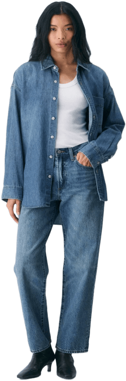 Denim Forum Women's The '80s Comfy Denim Shirt