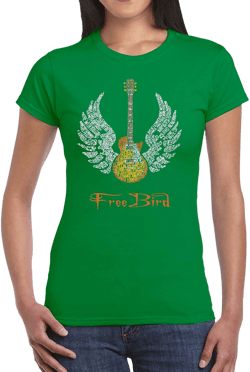 La Pop Art Tops Women's Word Art T-Shirt
