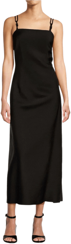 Antonio Melani Isabella Square Neck Sleeveless A-Line Midi Dress