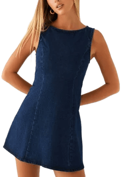 Rochelle Denim Mini Dress