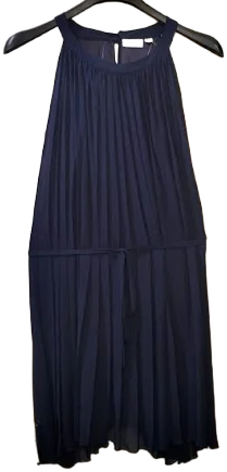 New York & Company Sleeveless Pleated Dress