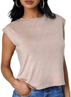 Riri Basic Crew Neck Muscle Top