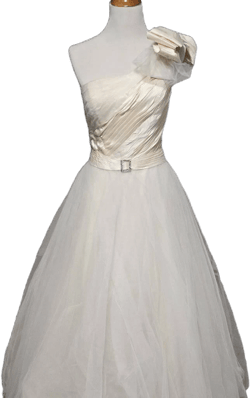 Justin Alexander Silk and Tulle Vintage Bridal Gown