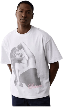 AE Boxy Sabrina Carpenter Graphic T-Shirt