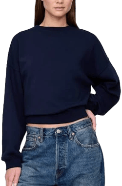 Gap Women's Vintagesoft Wedge Crewneck Sweatshirt