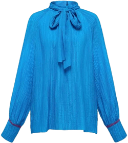 Silk Pleated Shirt