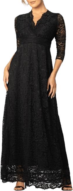 Kiyonna Women's Maria Lace Evening Gown