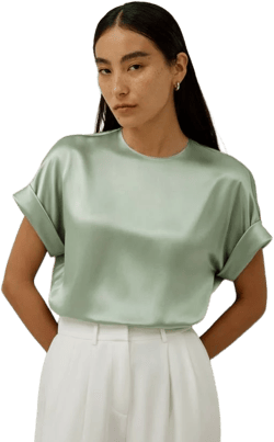 Women Lilysilk Contemporary Oversized Silk Top