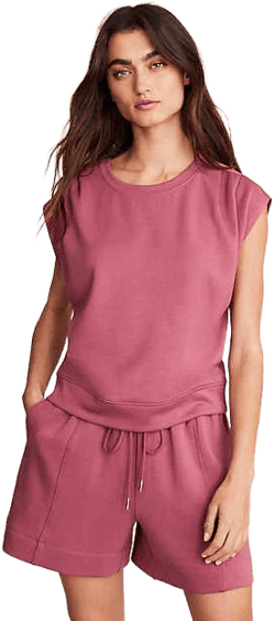 Lou & Grey Women's Scubasoft Pleated Muscle T-Shirt