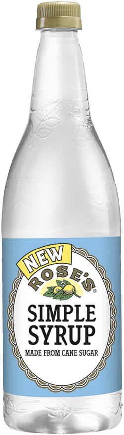 Rose’s Sweetened Simple Syrup 1 Liter Bottle | Perfect for Cocktails, Beverages, and Mixers Simple Syrup 34 Fl Oz (Pack of 1)